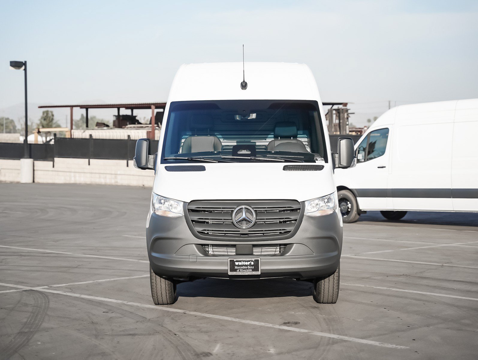 New 2026 Arctic White Mercedes-Benz 3500XD High Roof I4 Diesel HO 170 Extended RWD image 2