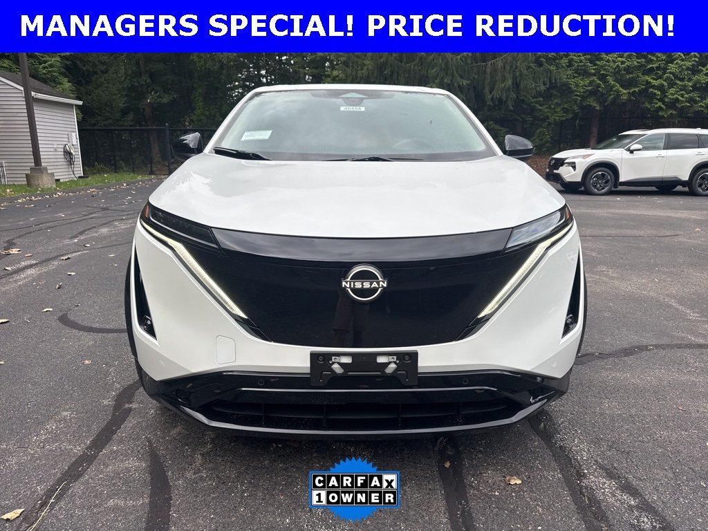 Certified 2025 Nissan ARIYA Evolve+ with VIN JN8DF0BF2SM768760 for sale in Marlborough, MA