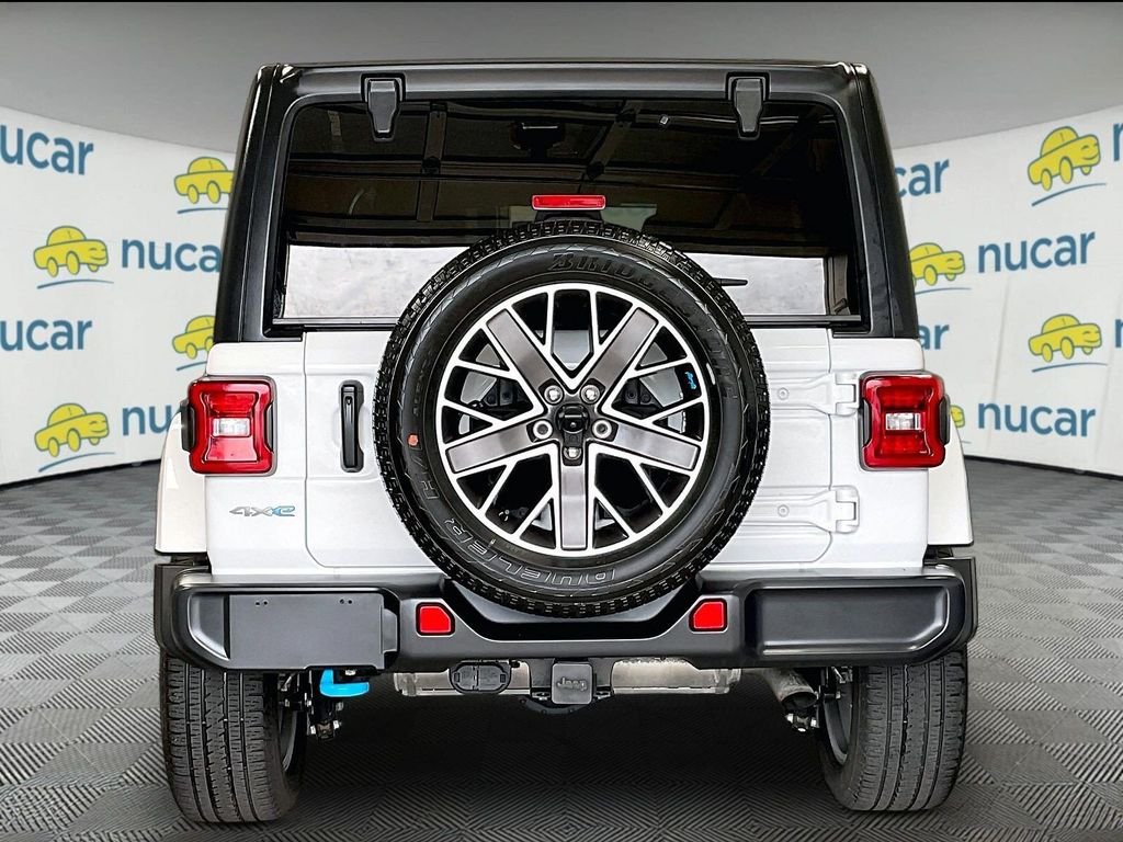 Used 2023 White Jeep Sahara 4xe image 5