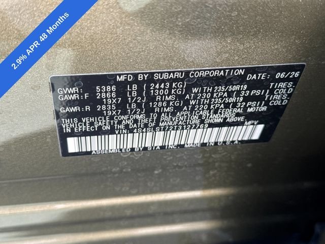 New 2026 AUTUMN GREEN METALLIC Subaru Touring Hybrid image 39