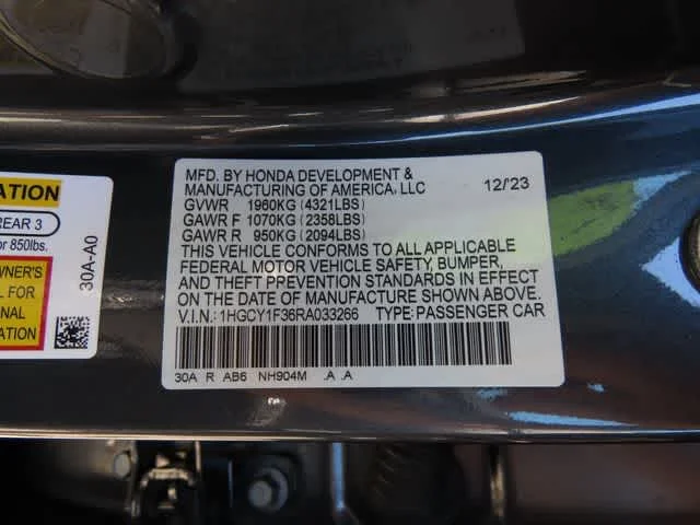 Certified Used 2024 Meteorite Gray Metallic Honda EX image 25