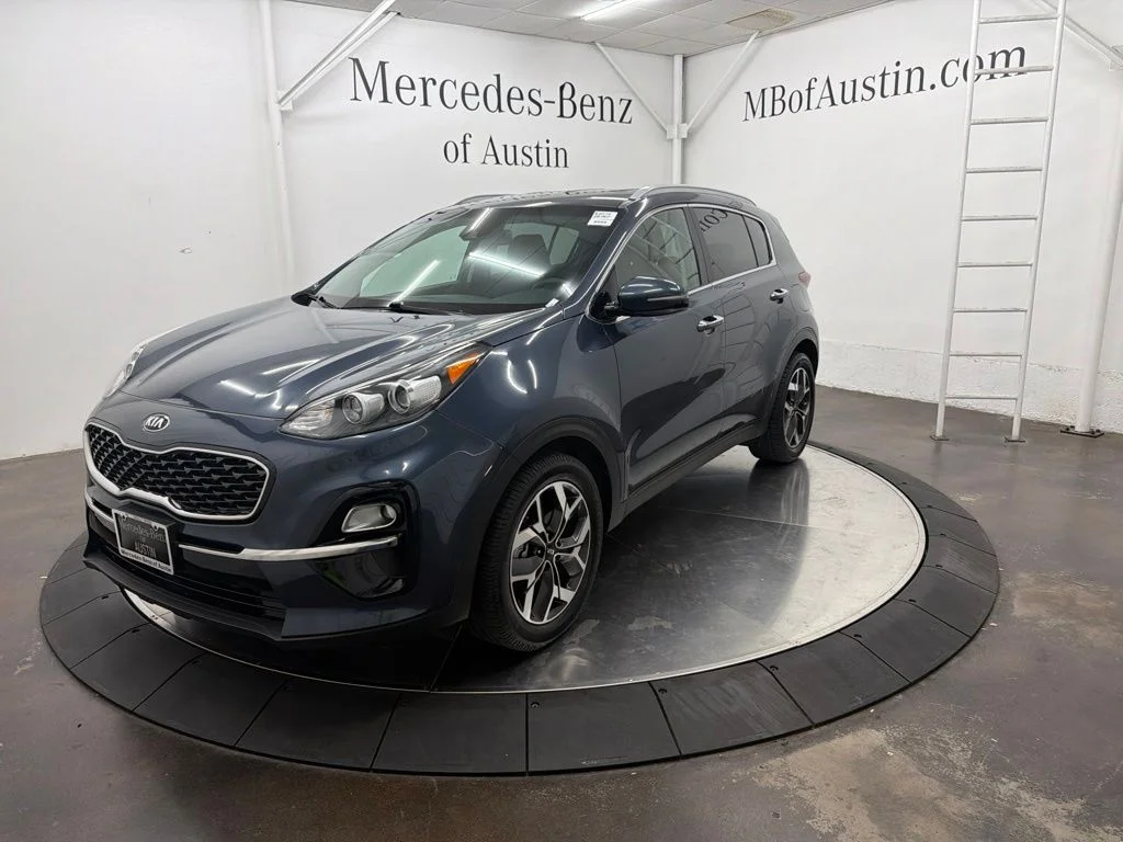 Used 2020 Blue Kia EX image 3