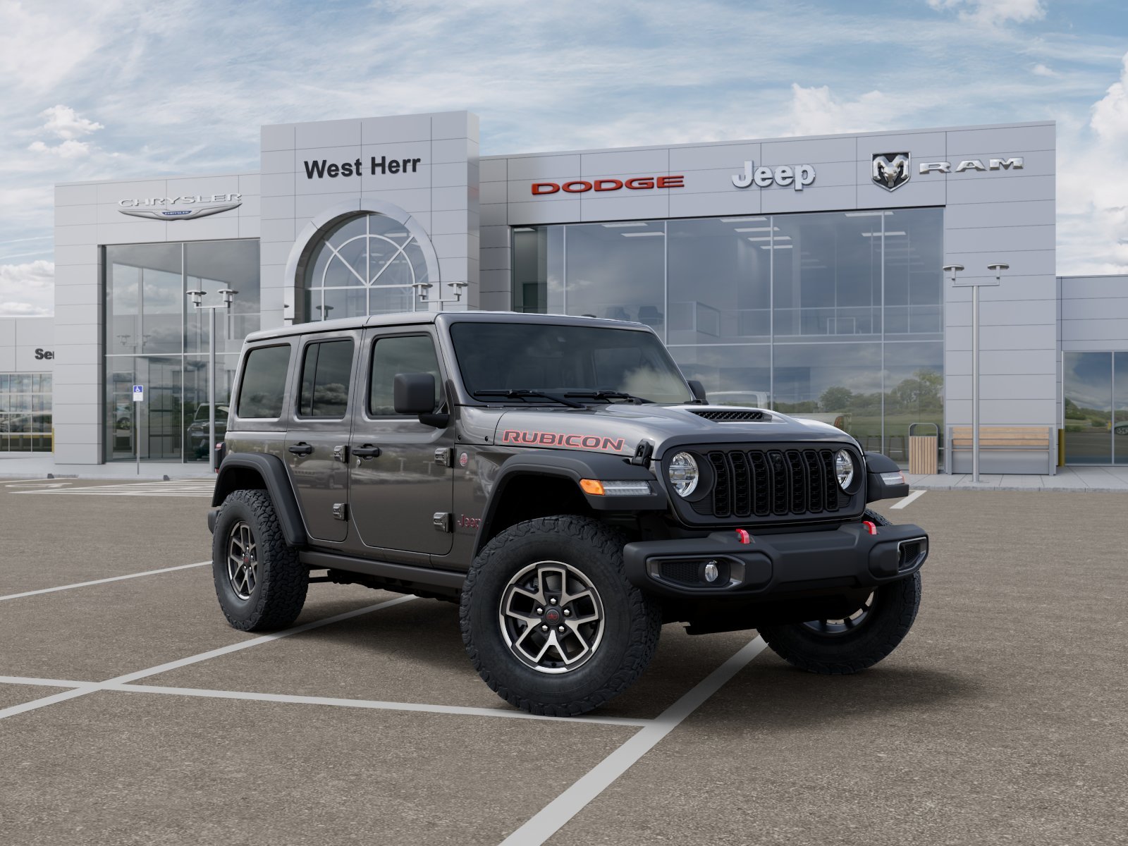 New 2026 Granite Crystal Metallic Clear-Coat Exterior Paint Jeep Rubicon image 55