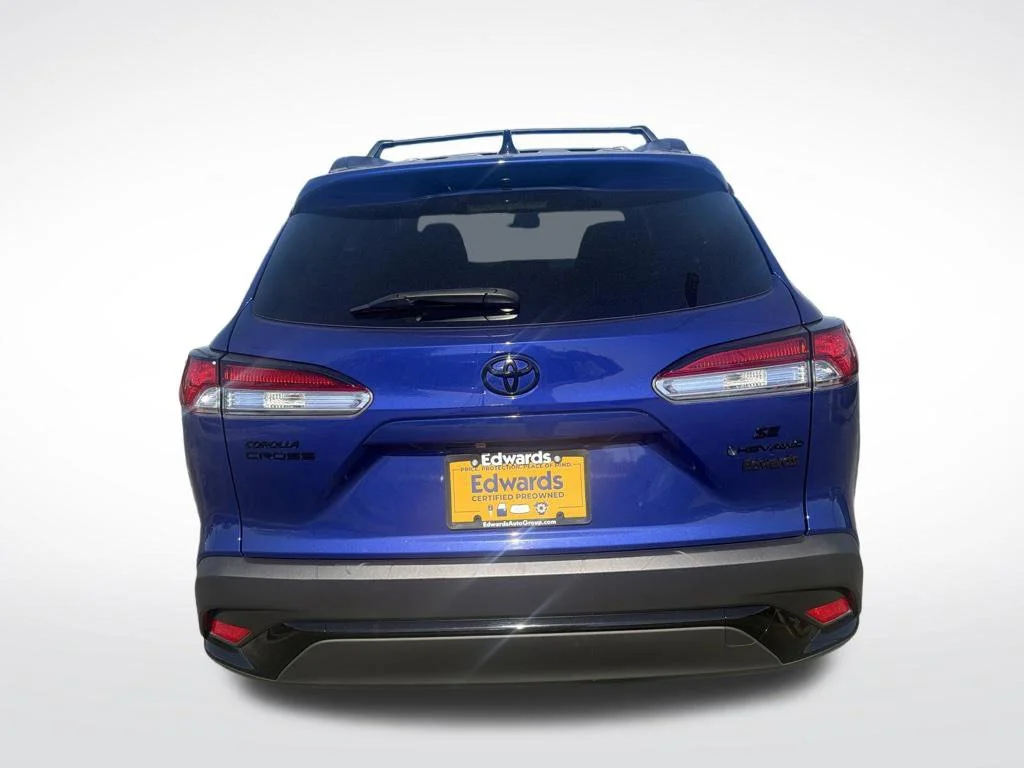 Used 2025 Blue Toyota Hybrid SE image 7
