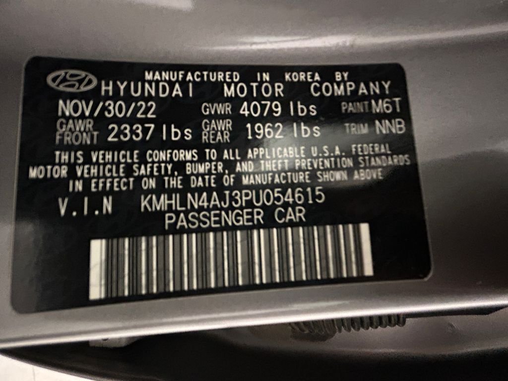 Used 2023 Silver Hyundai Limited image 20