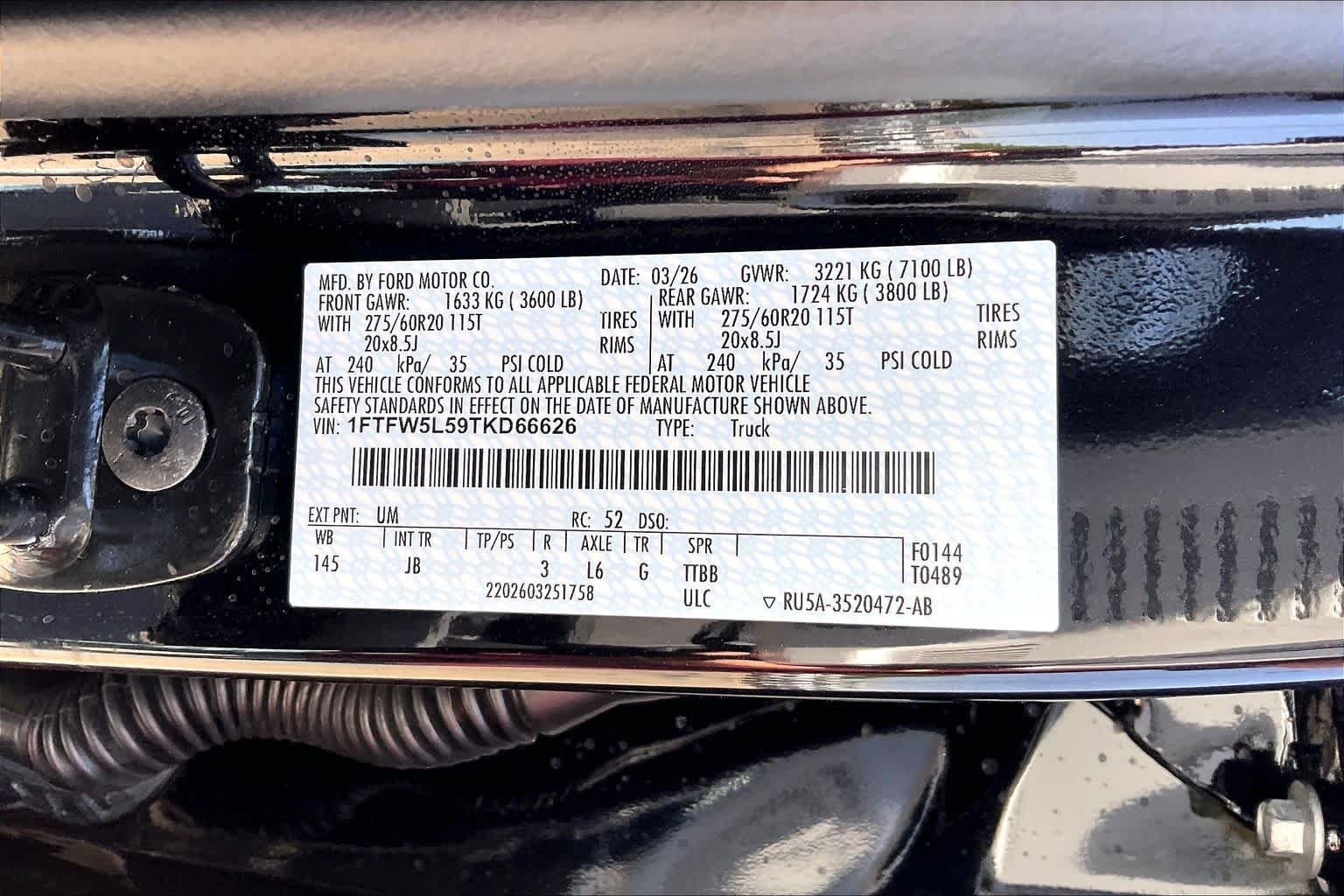 New 2026 BLACK Ford LARIAT image 21