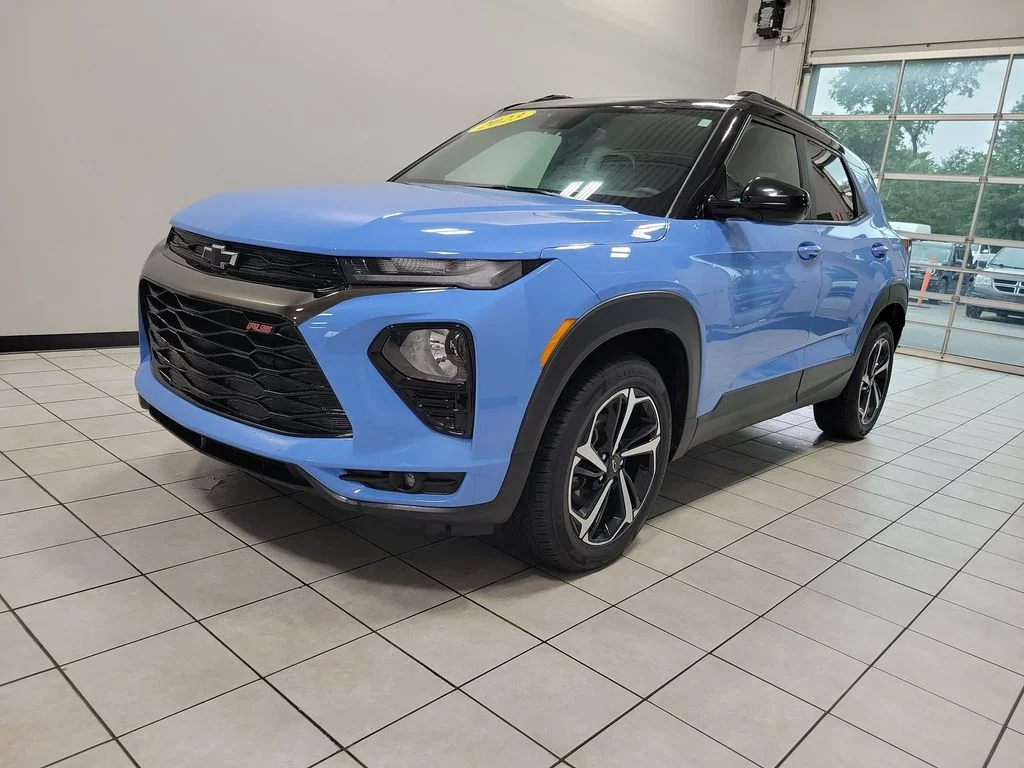 Certified Used 2023 Blue Chevrolet RS image 8