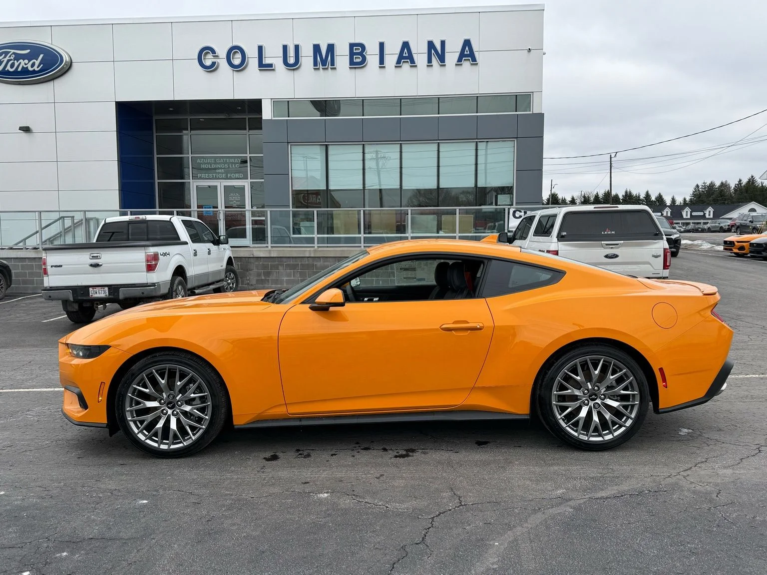 New 2026 Orange Fury Metallic Tri-coat Ford EcoBoost® Premium Fastback image 3