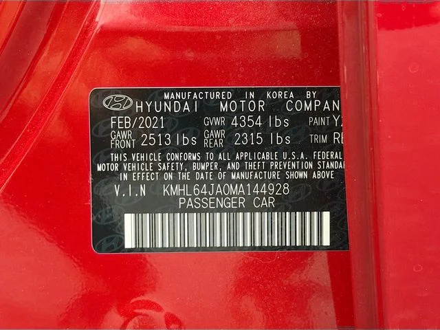 Used 2021 Red Hyundai SEL image 30