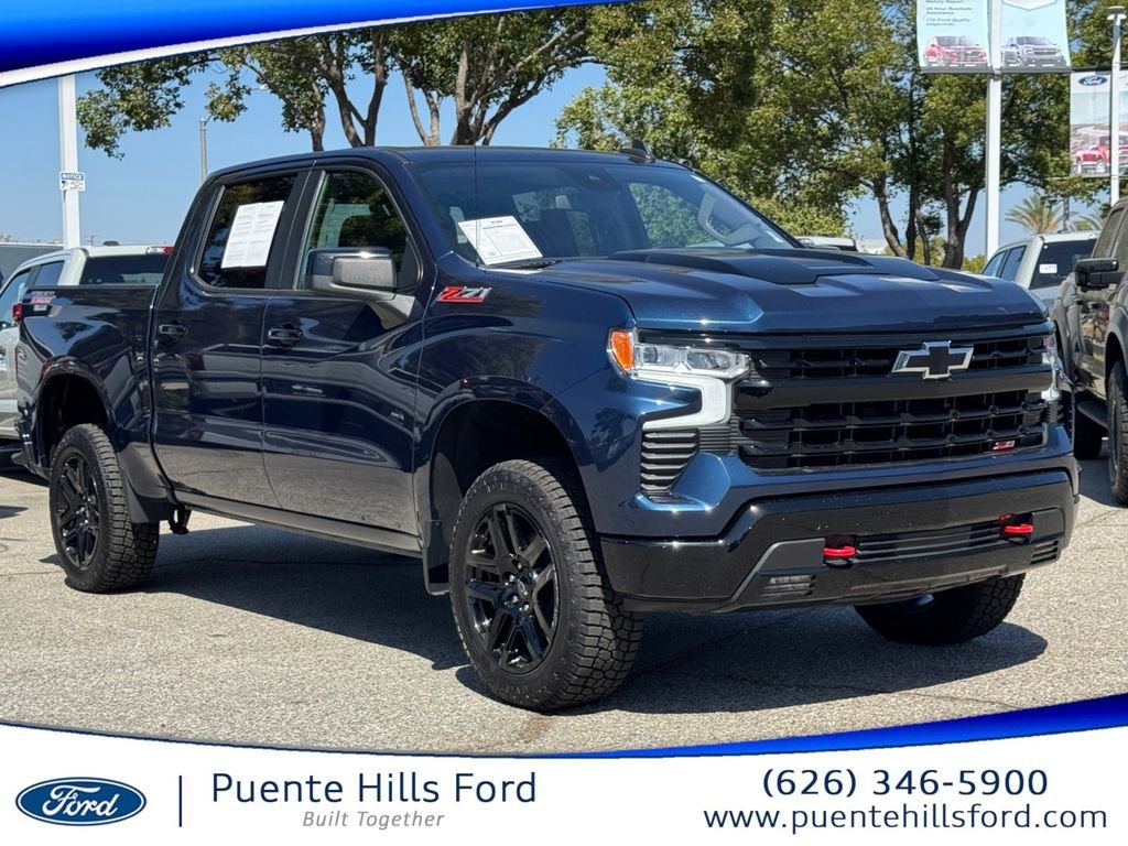 Used 2023 Northsky Blue Metallic Chevrolet LT Trail Boss image 1