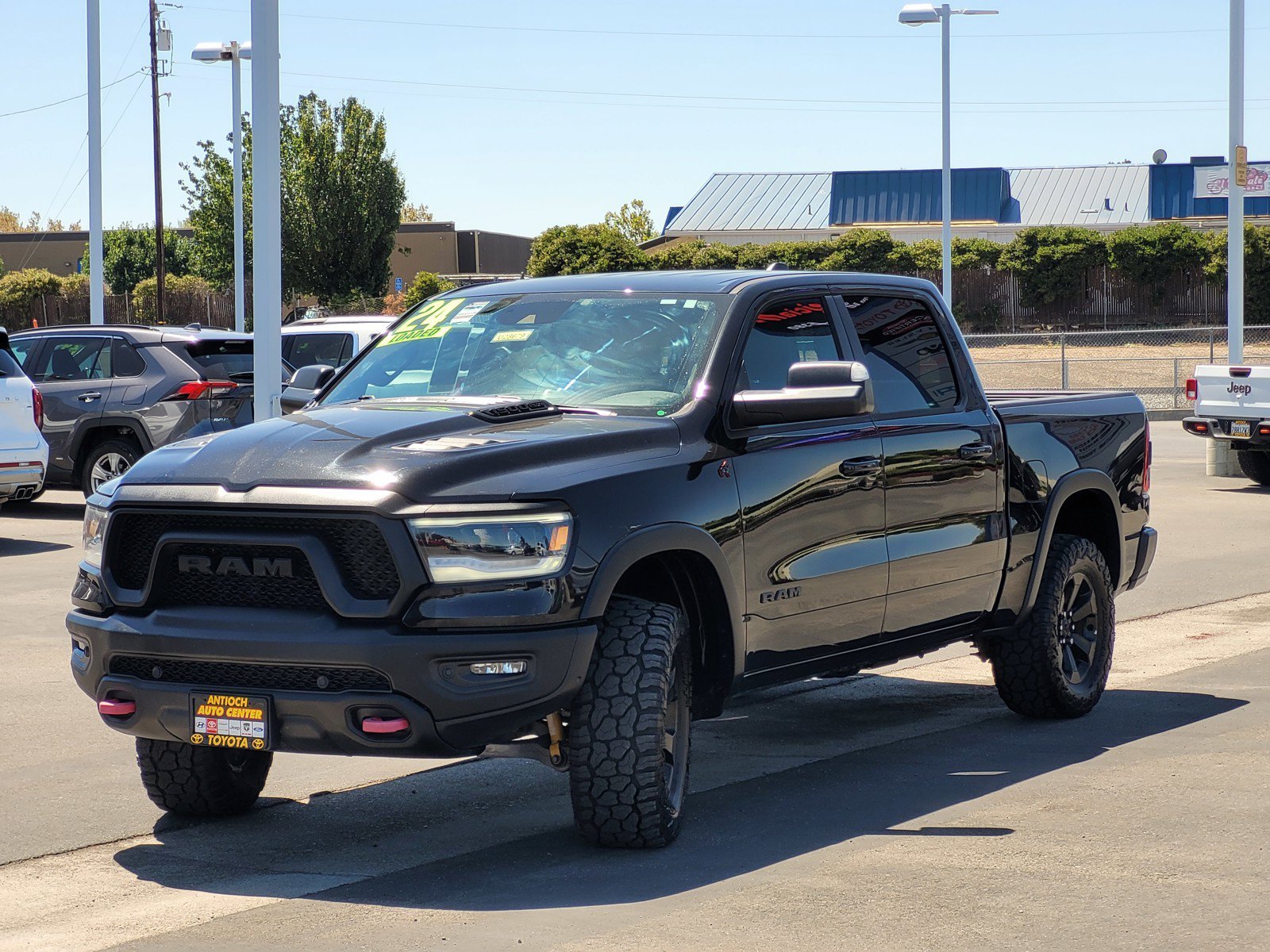 Used 2020 Diamond Black Crystal Pearlcoat Ram Rebel image 8