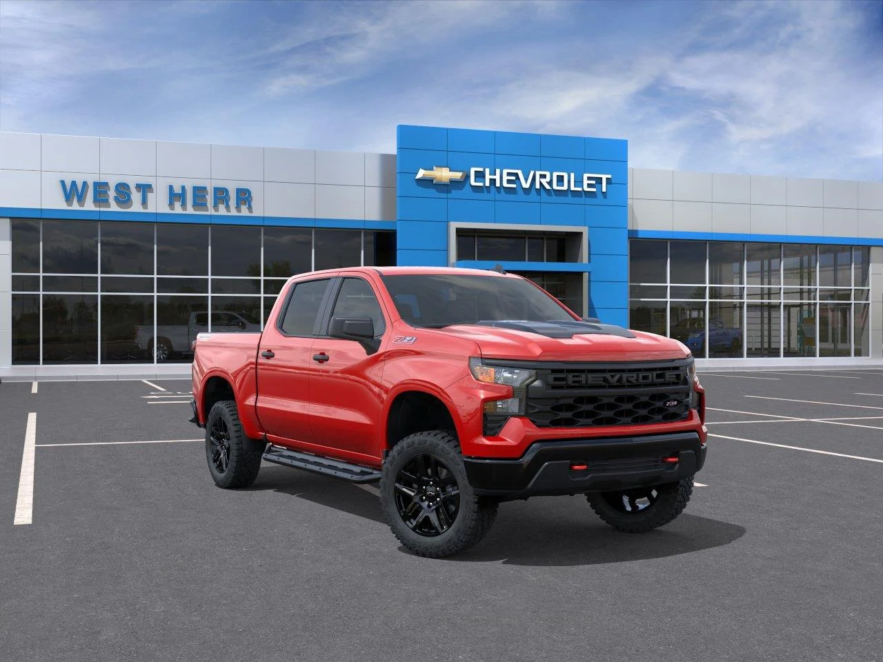 New 2026 Red Hot Chevrolet Custom Trail Boss image 1