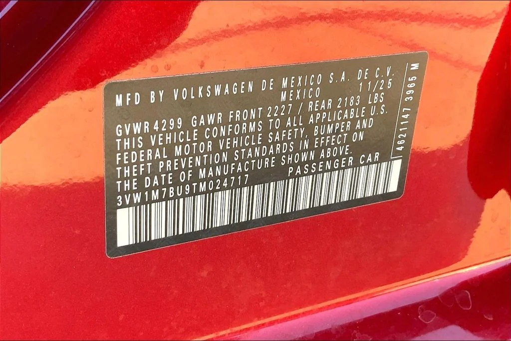 New 2026 Kings Red Metallic Volkswagen 2.0T Autobahn image 8
