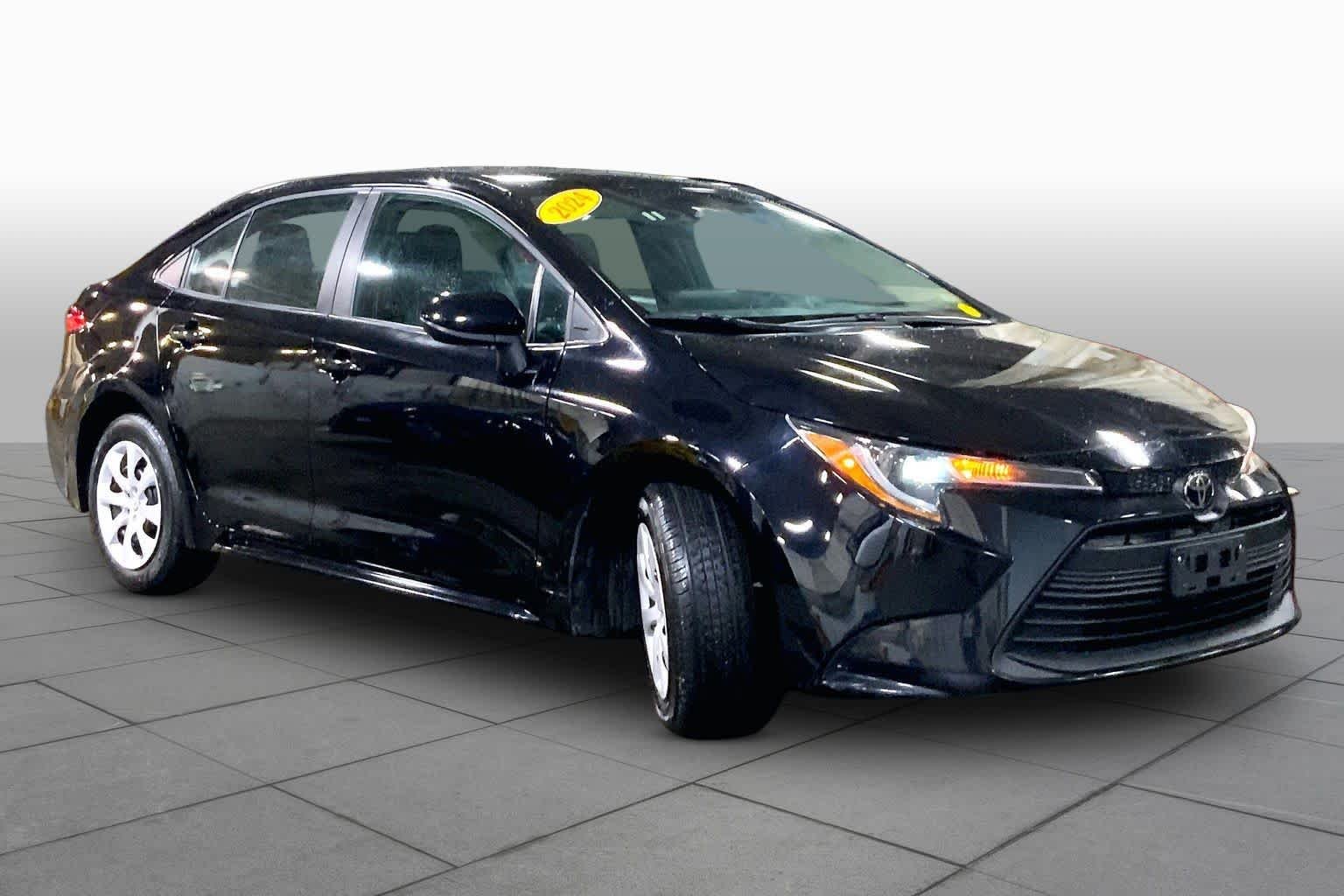 Used 2024 Midnight Black Metallic Toyota LE image 3