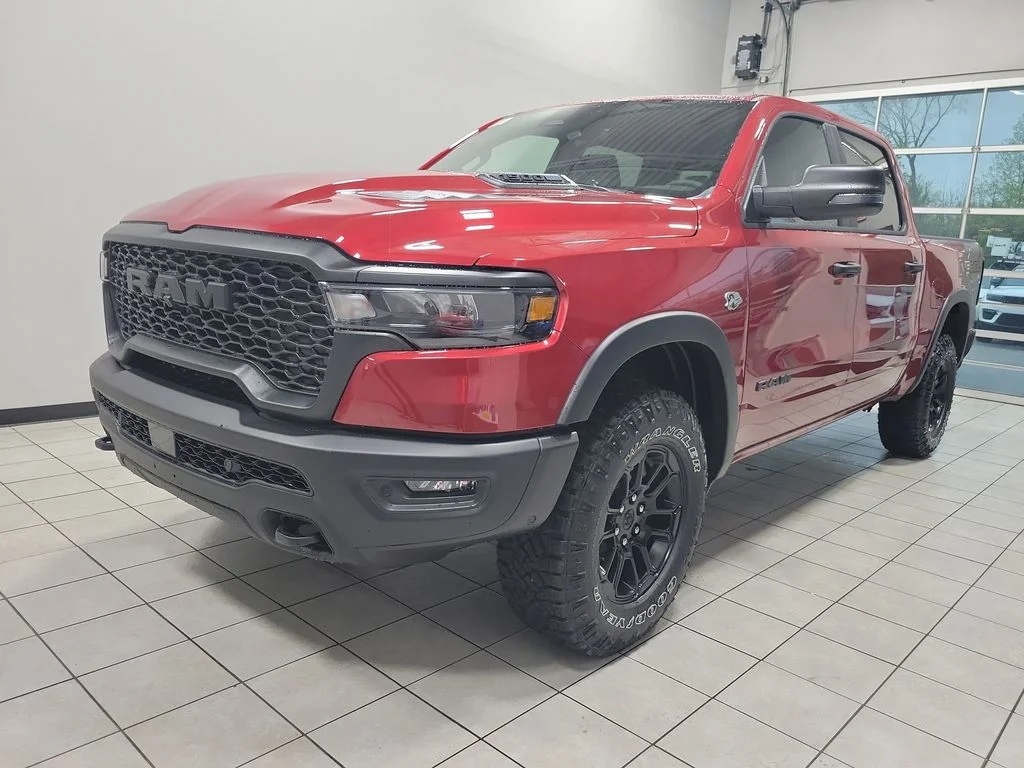New 2026 Molten Red Pearl-Coat Exterior Paint RAM Rebel image 3