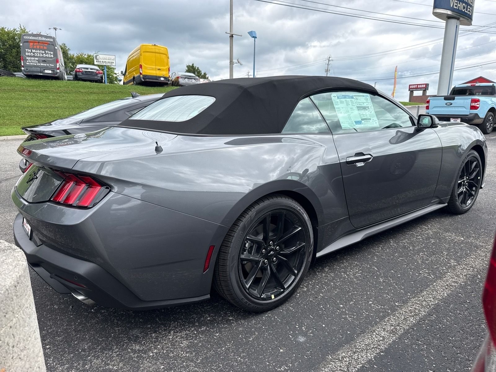 New 2026 Carbonized Gray Metallic Ford EcoBoost® Premium Convertible image 5