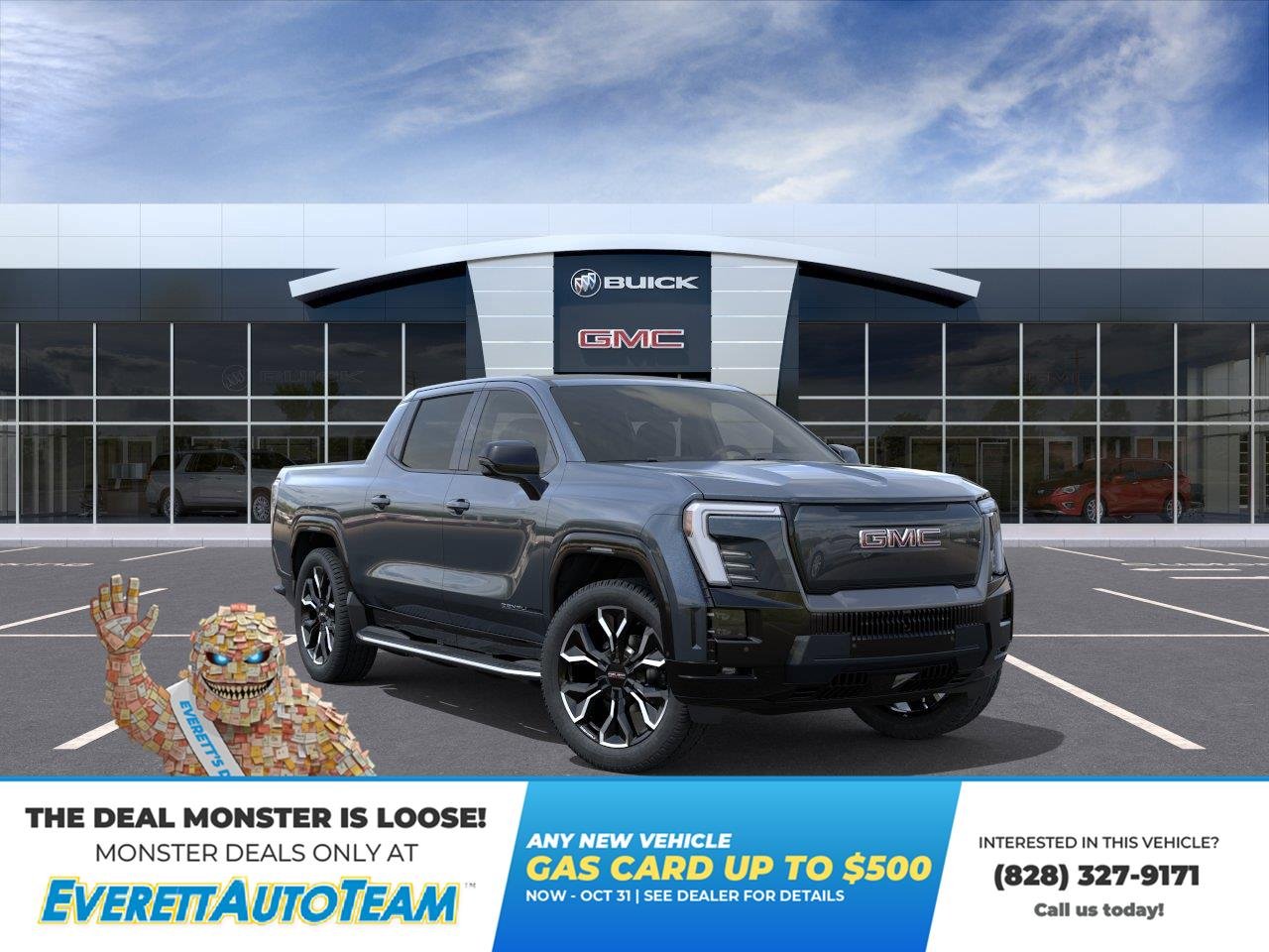 Deep Ocean Metallic 2026 GMC Sierra EV Pickup Truck All-Wheel Drive