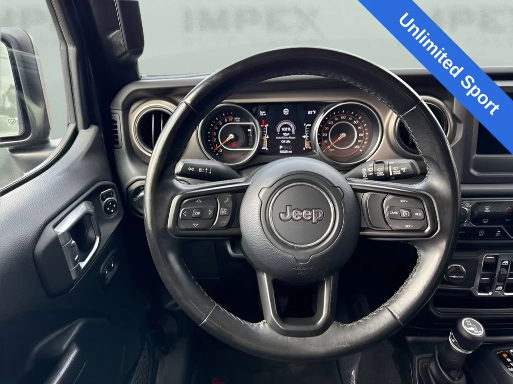 Used 2021 Black Jeep Unlimited Sport S image 12