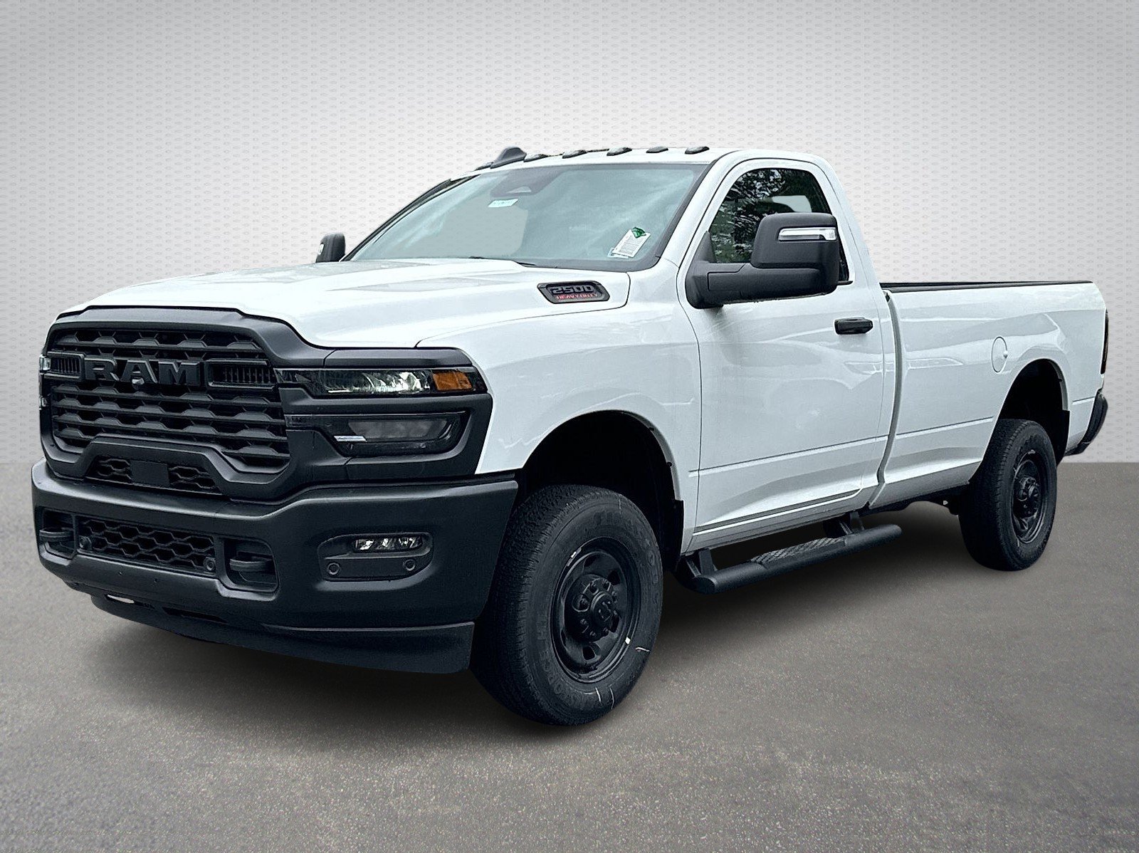 New 2026 Bright White Clear-Coat Exterior Paint RAM Tradesman Regular Cab 4x4 8