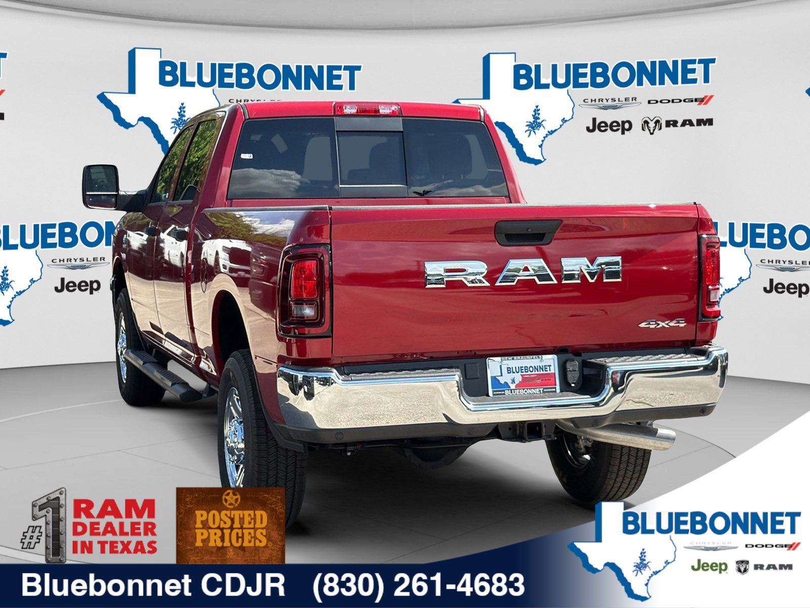New 2026 Molten Red Pearl-Coat Exterior Paint RAM Tradesman image 7
