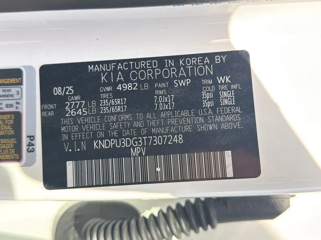 Used 2026 White Kia LX image 27
