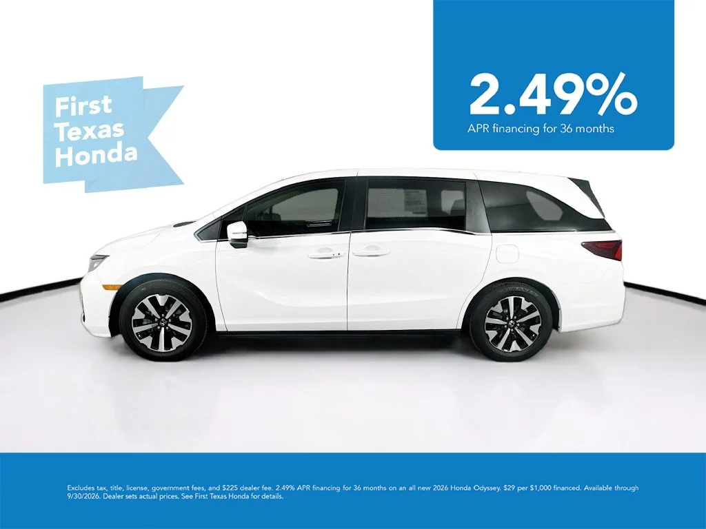 New 2027 Platinum White Pearl Honda EX-L image 4