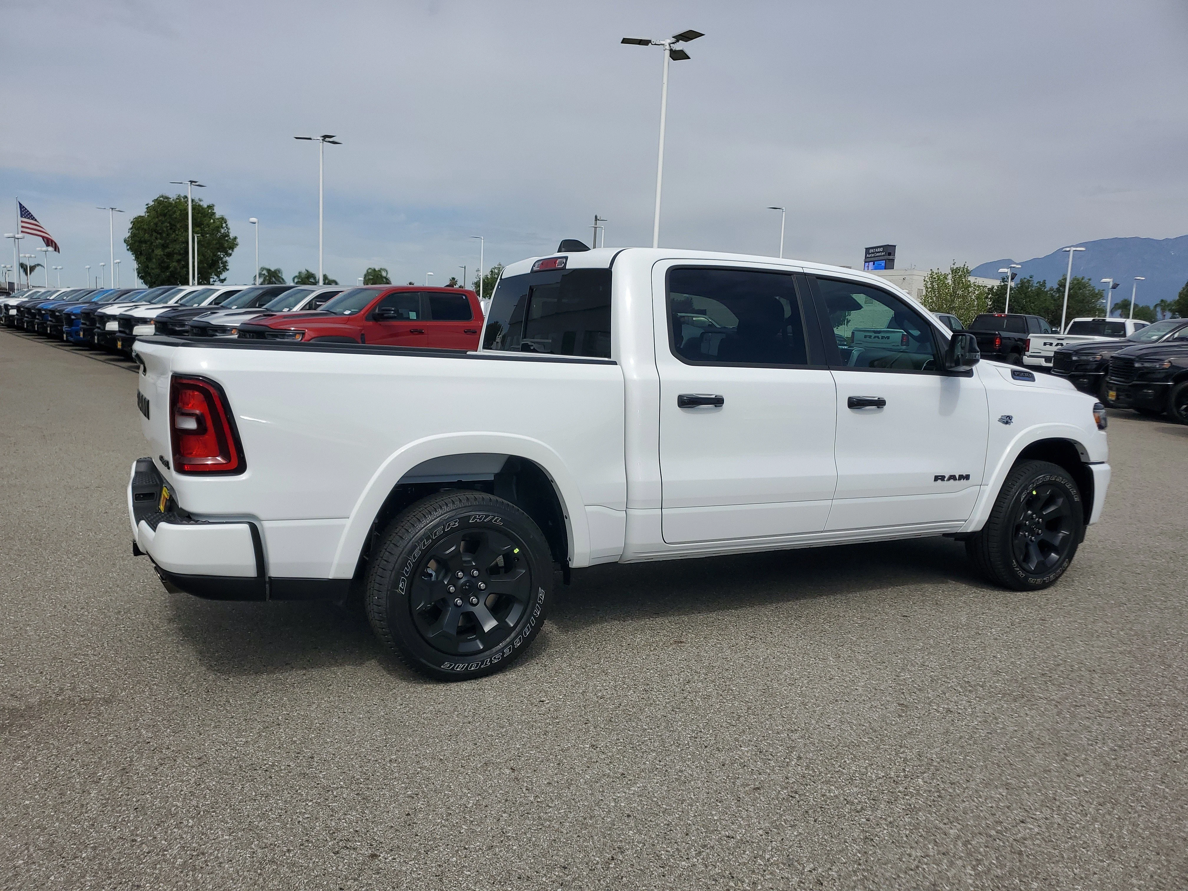 New 2026 Bright White Clear-Coat Exterior Paint RAM Big Horn/Lone Star image 3