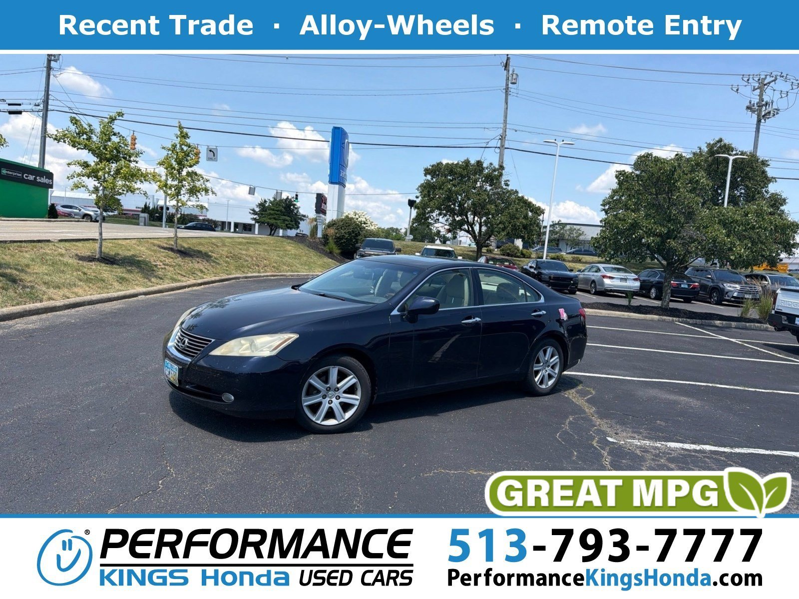 Used 2007 Black Sapphire Lexus 350 image 1