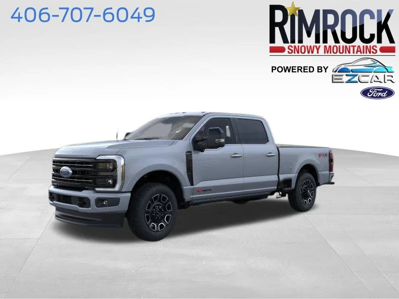 New 2026 Glacier Gray Metallic Tri-Coat Ford F-350® Platinum® image 1
