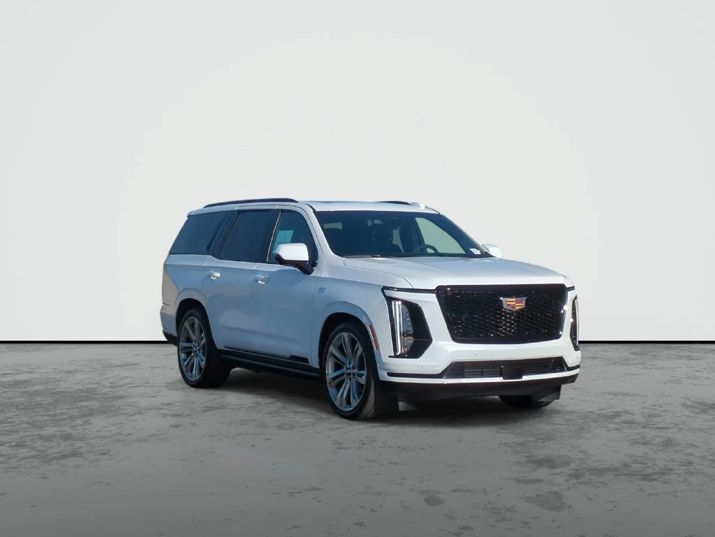 New 2026 Vibrant White Tricoat Cadillac Platinum Sport image 2