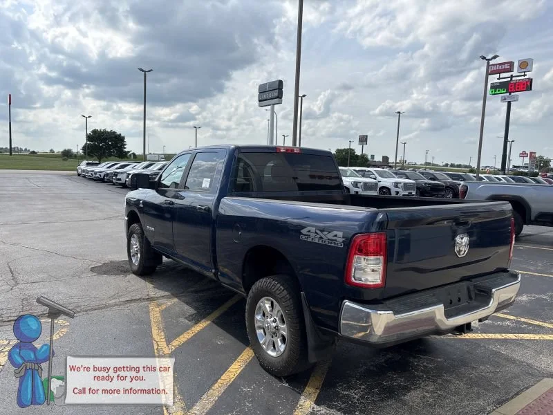 Used 2022 Patriot Blue Pearlcoat Ram Big Horn image 3