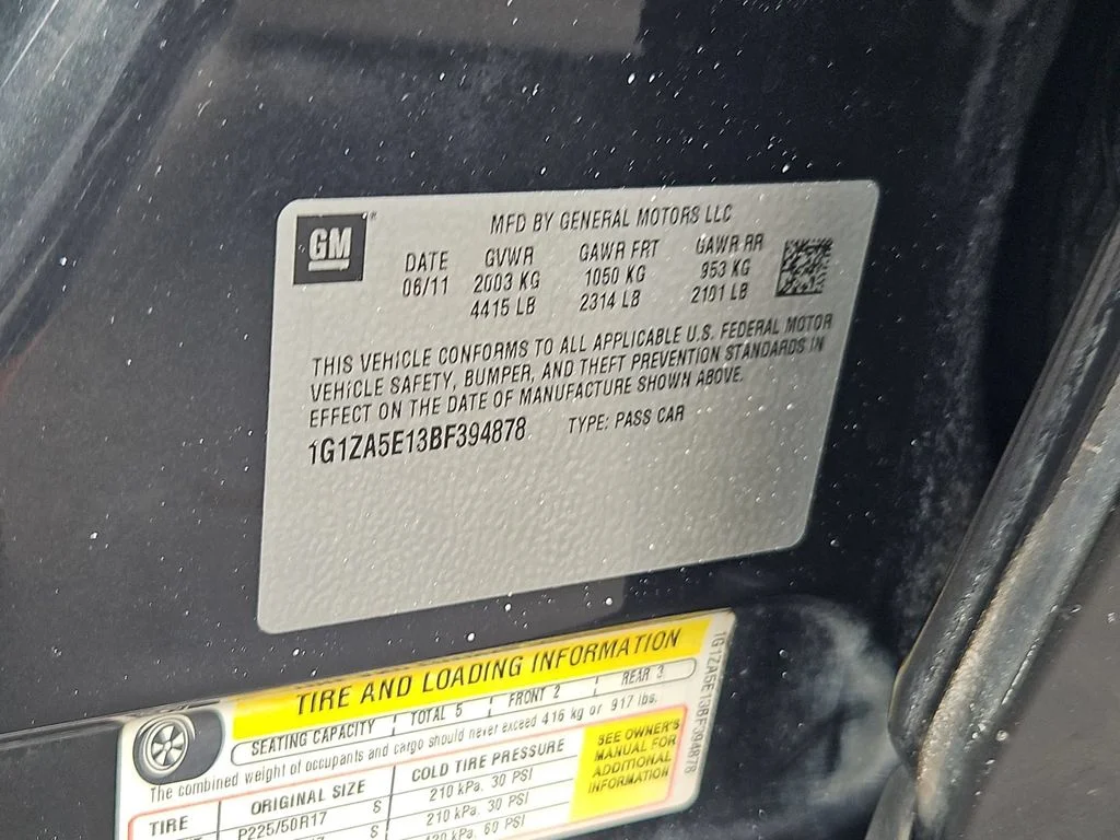 Used 2011 Black Granite Metallic Chevrolet LS image 32