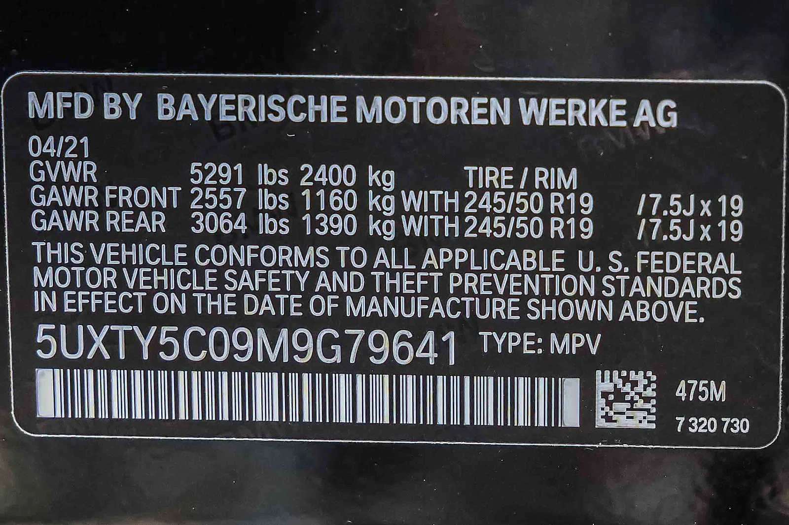 Used 2021 Black Sapphire Metallic BMW xDrive30i image 28
