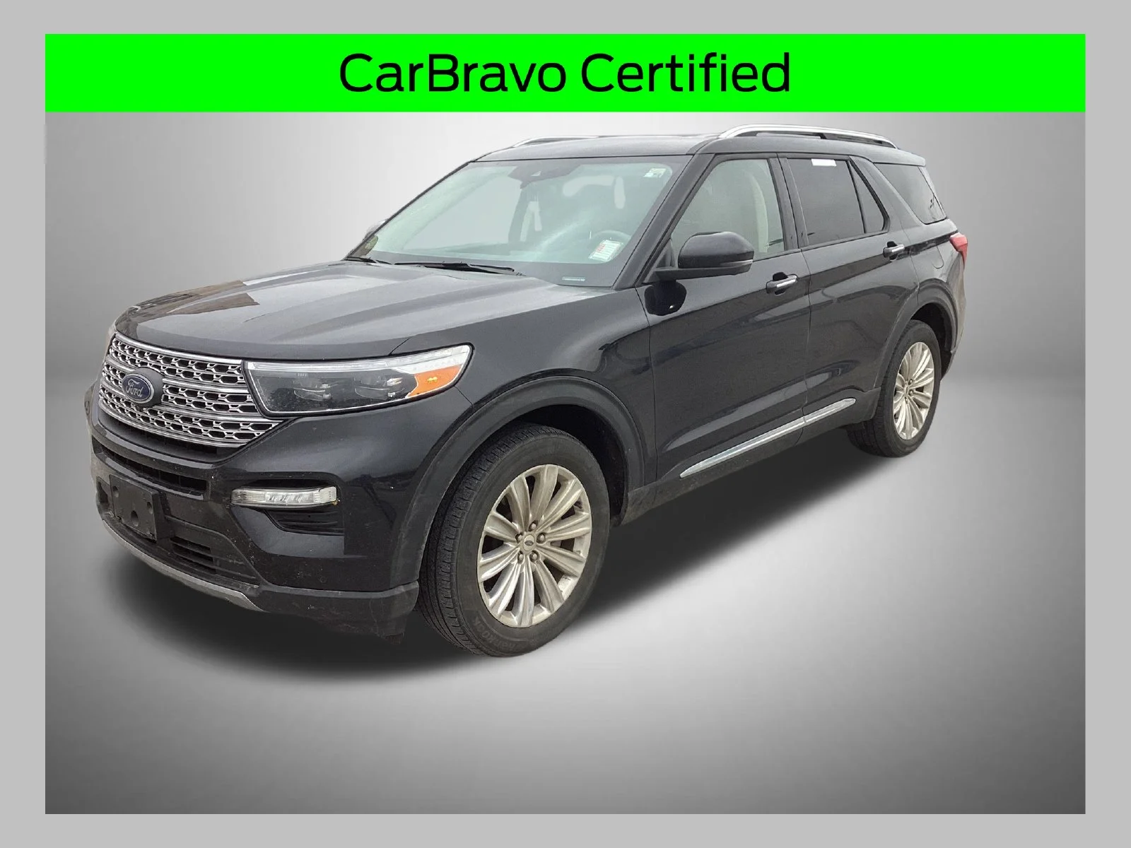 Certified Used 2022 Black Ford Limited image 1