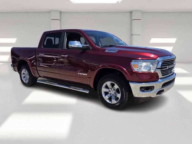 Certified Used 2022 Delmonico Red Pearlcoat RAM LARAMIE 4X4 CREW CAB 5