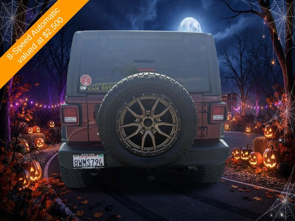Used 2021 Red Jeep Unlimited Willys image 4