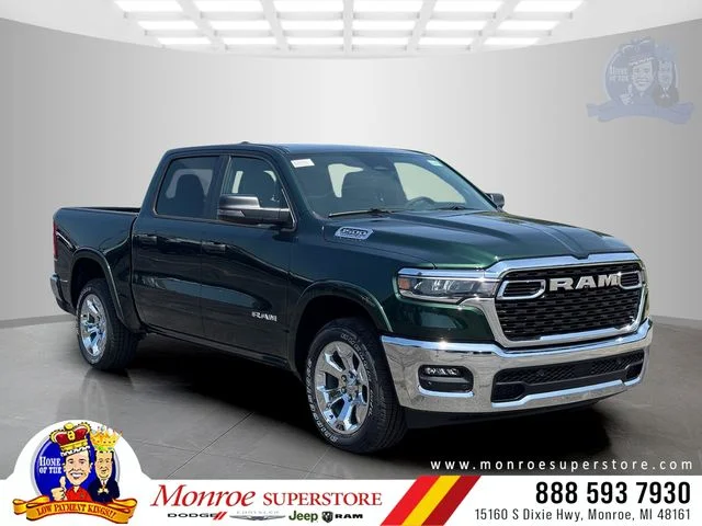New 2026 Serrano-Green Metallic Exterior Paint RAM BIG HORN image 1