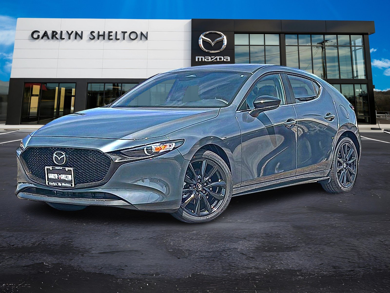 Used 2025 Polymetal Gray Metallic Mazda 2.5 S Carbon Edition image 1