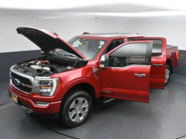 Certified Used 2021 Red Ford Platinum image 55