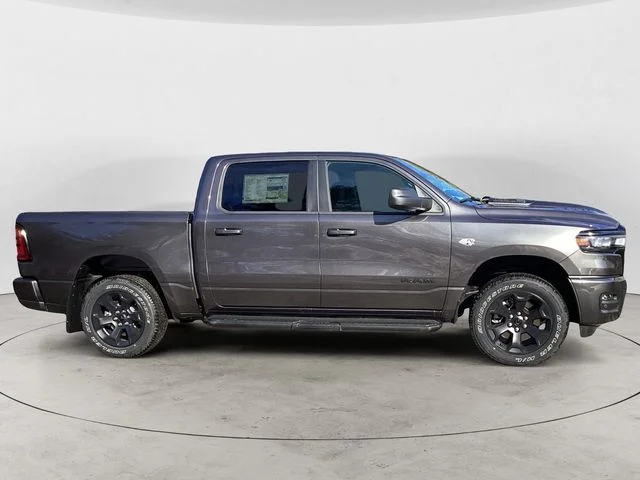 New 2026 Granite Crystal Metallic Clearcoat Ram EXPRESS CREW CAB 4X4 5