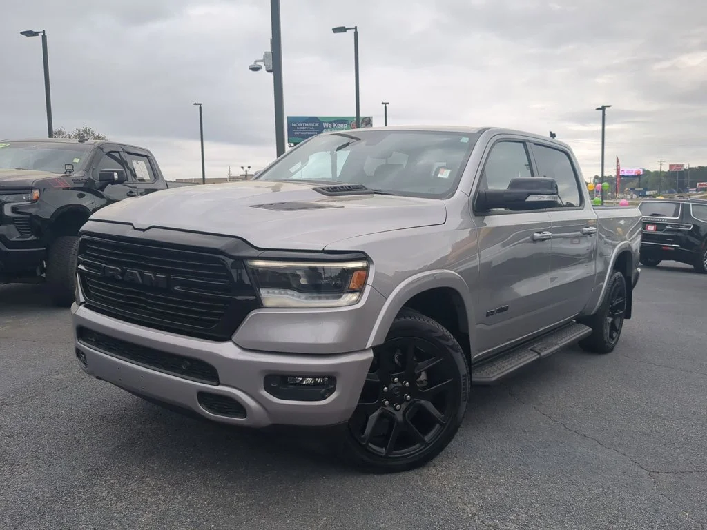 Used 2022 Billet Silver Metallic Clearcoat Ram Laramie image 1