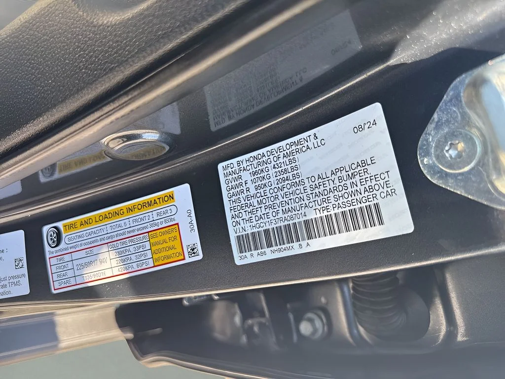 Used 2024 Gray Honda EX image 31