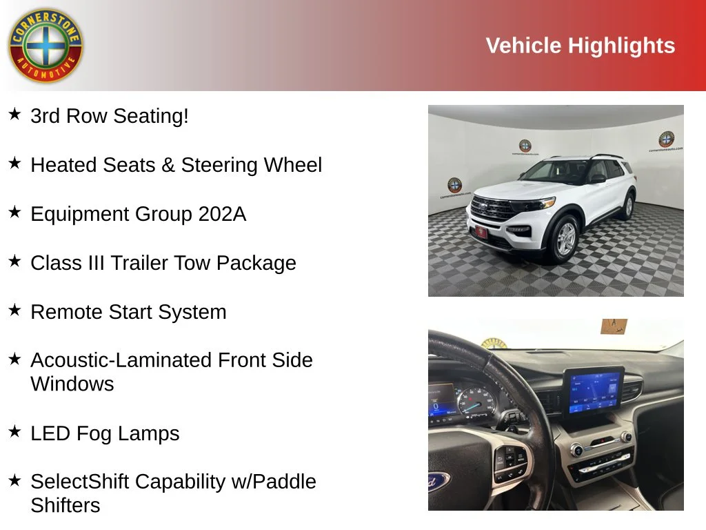 Used 2021 Ford Explorer XLT with VIN 1FMSK8DH4MGB70842 for sale in Elk River, Minnesota