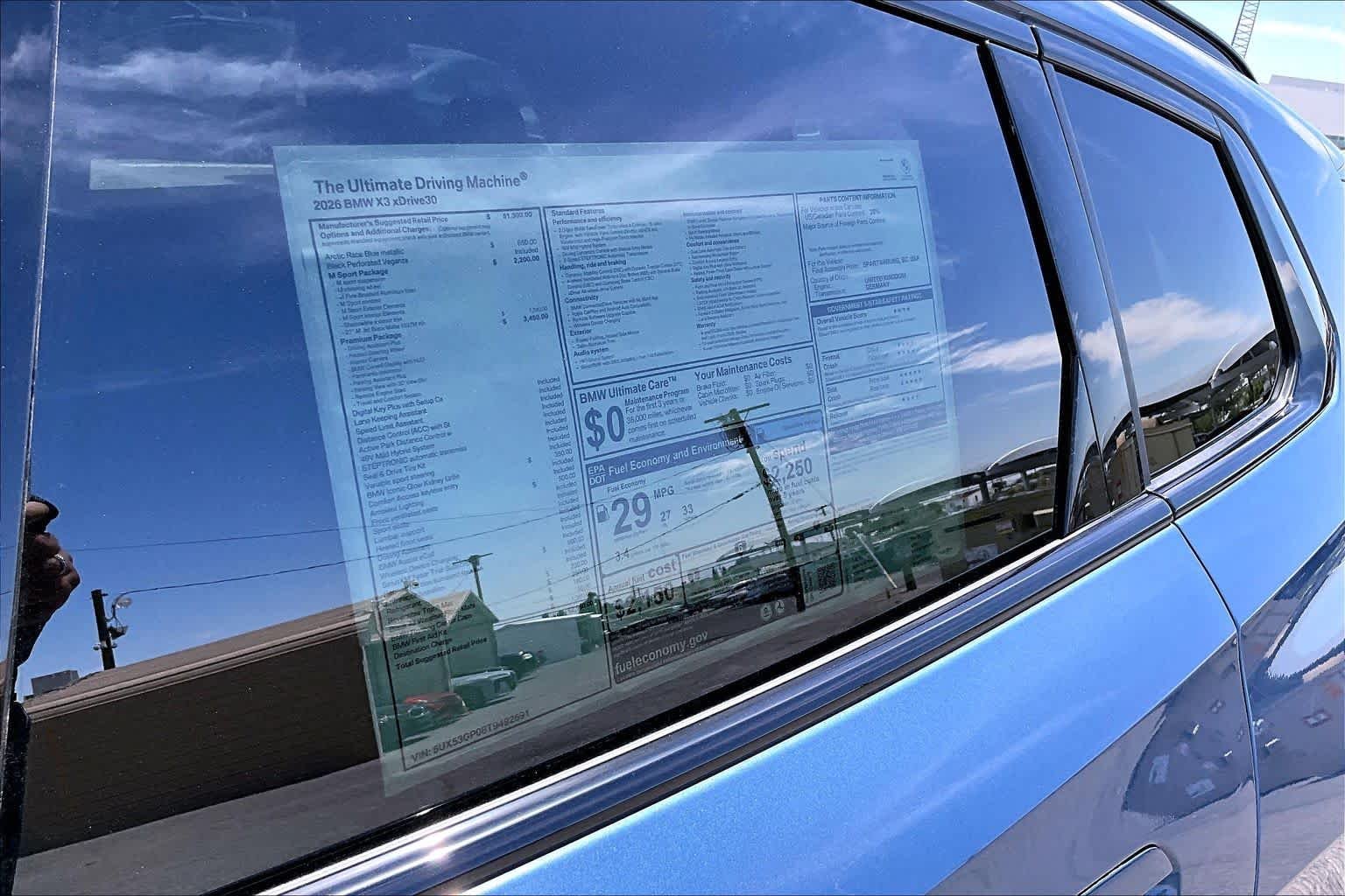 New 2026 Arctic Race Blue Metallic BMW 30 xDrive image 22