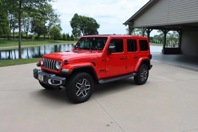 New 2026 Red Jeep Sahara image 1