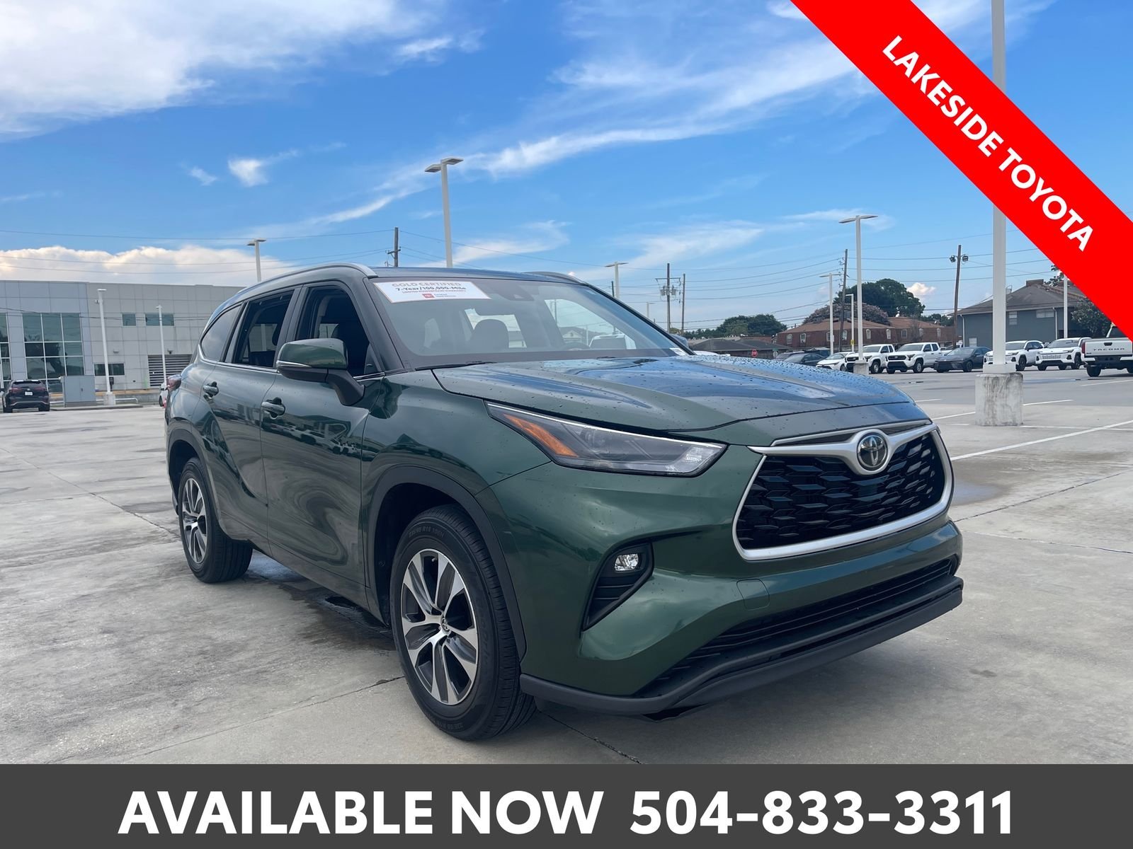 Certified Used 2024 Green Toyota XLE image 8