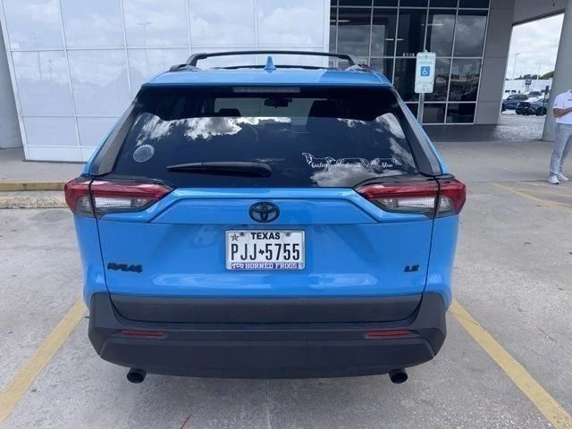 Used 2021 Blue Toyota LE image 4