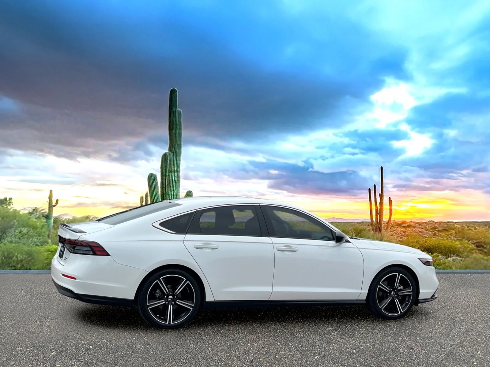 Used 2023 Platinum White Pearl Honda Sport image 4