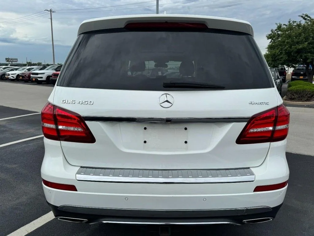 Used 2017 designo Diamond White Metallic Mercedes-Benz GLS 450 image 4