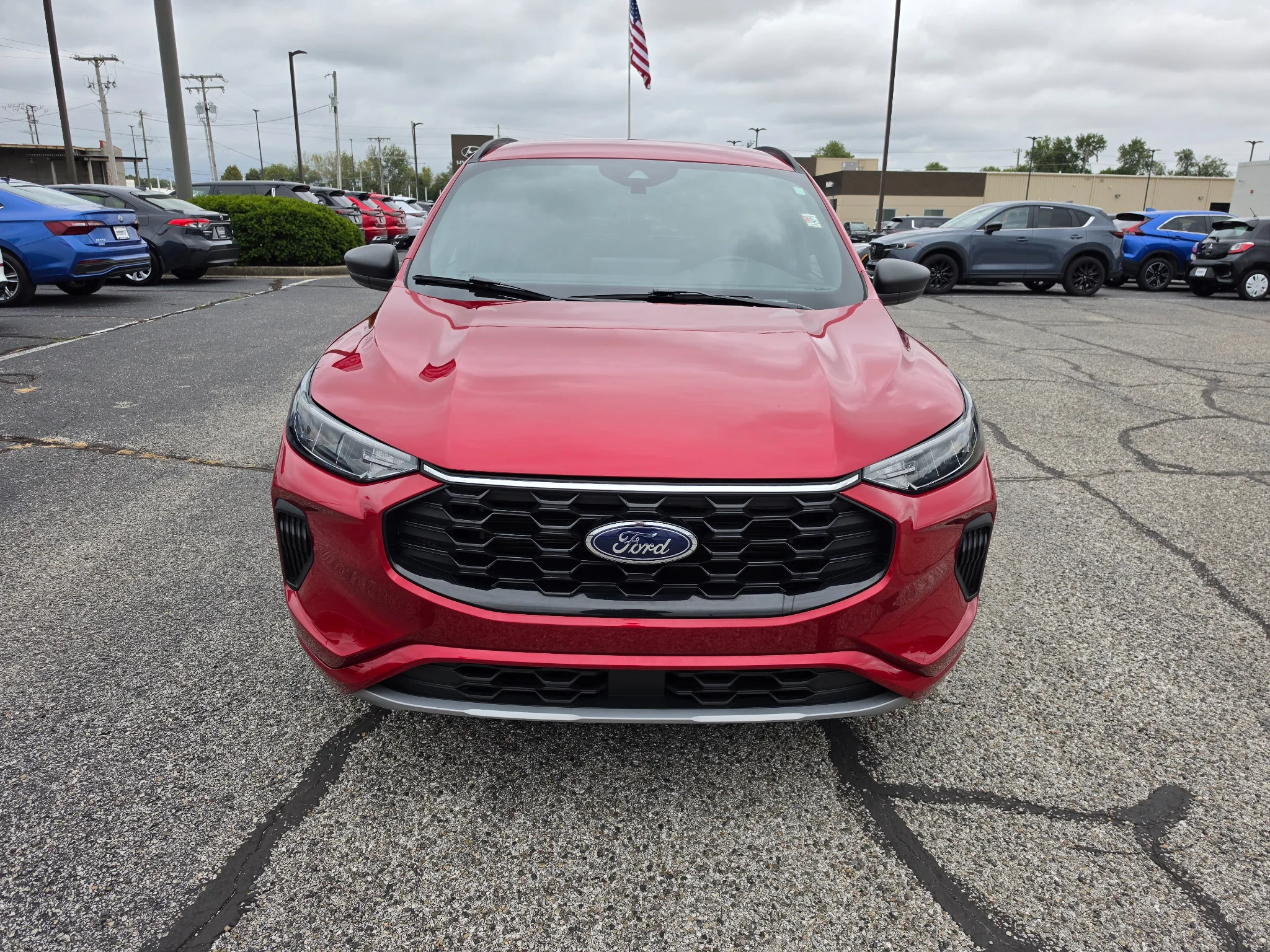 Used 2023 Rapid Red Metallic Tinted Clearcoat Ford ST-Line image 2